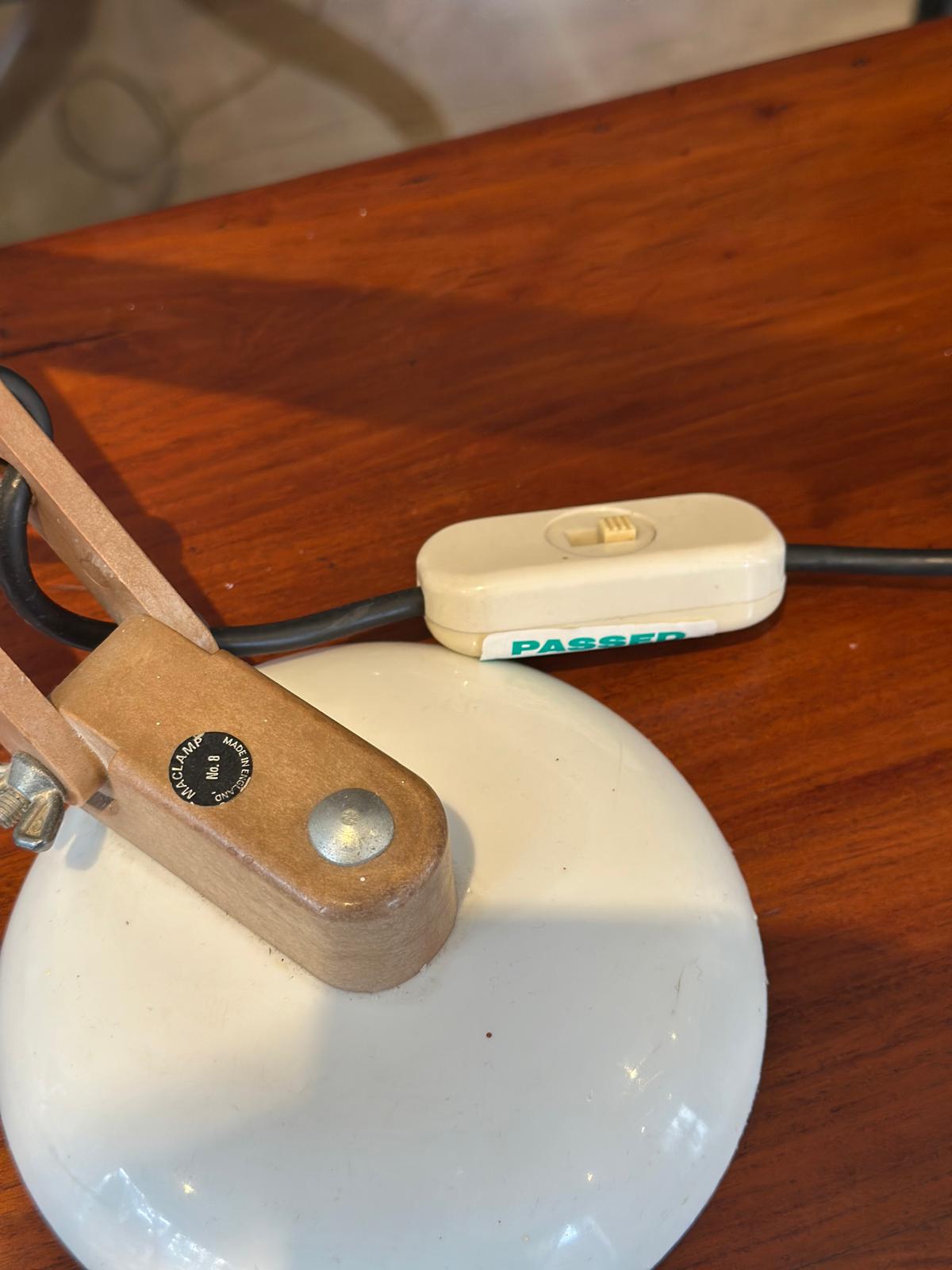 Vintage Maclamp No. 8 Desk Lamp – Mid Century Modern Industrial Lighting